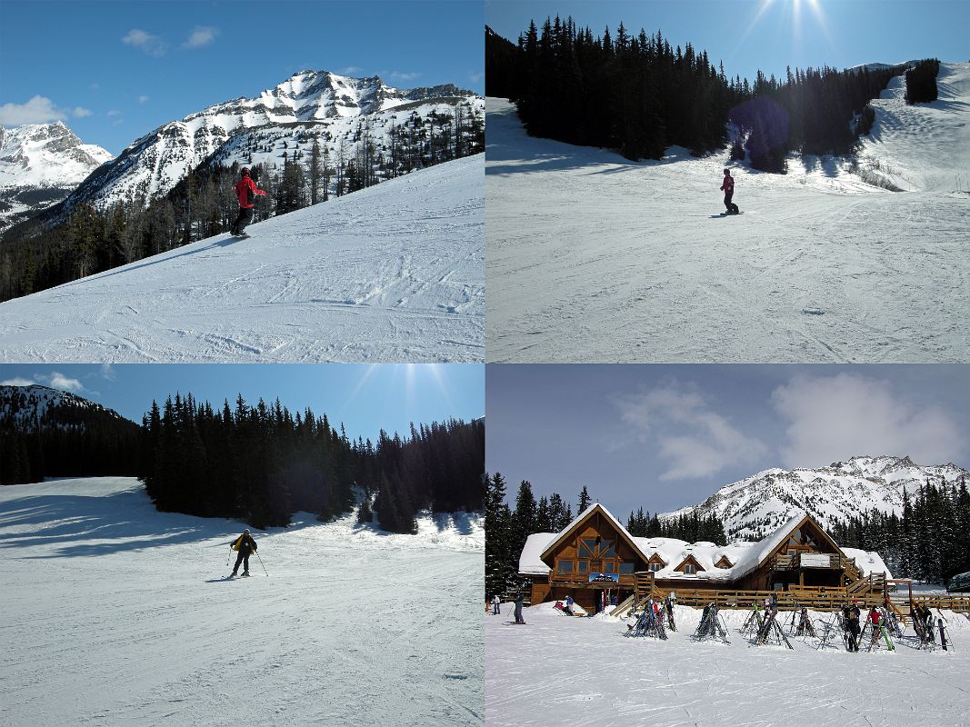 38B Skiing Down Larch To Temple Lodge On The Lake Louise Back Bowl